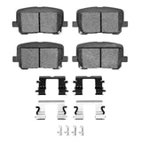 Dynamic Friction 2014-2023 Dodge Charger Rear Police Brake Pads and Hardware Kit by Dynamic Friction Company 1911-1766-01