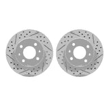 Dynamic Friction 2003-2006 Dodge Verna Front Drilled & Slotted Geoperformance Rotors by Dynamic Friction Company 2002-03002