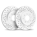 Dynamic Friction 2003-2006 Dodge Verna Front Drilled & Slotted Geoperformance Rotors by Dynamic Friction Company 2002-03002