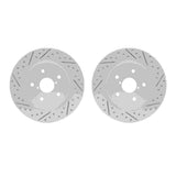 Dynamic Friction 2015-2025 Subaru Forester Rear Drilled & Slotted Geoperformance Rotors by Dynamic Friction Company 2002-13032