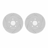 Dynamic Friction 2001-2008 Ford Mondeo Rear Drilled & Slotted Geoperformance Rotors by Dynamic Friction Company 2002-20018