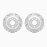 Dynamic Friction 2018-2023 Genesis G70 Rear Drilled & Slotted Geoperformance Rotors by Dynamic Friction Company 2002-21019