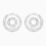 Dynamic Friction 2015-2020 Kia Sorento Rear Drilled & Slotted Geoperformance Rotors by Dynamic Friction Company 2002-21033