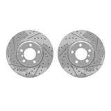 Dynamic Friction 2012-2018 BMW 328i Front Drilled & Slotted Geoperformance Rotors by Dynamic Friction Company 2002-31006