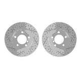 Dynamic Friction 1999-2008 BMW 325i Front Drilled & Slotted Geoperformance Rotors by Dynamic Friction Company 2002-31010