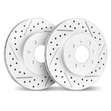 Dynamic Friction 2007-2015 MINI Cooper Front Drilled & Slotted Geoperformance Rotors by Dynamic Friction Company 2002-32002