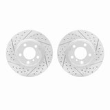 Dynamic Friction 2011-2016 MINI Cooper Paceman Front Drilled & Slotted Geoperformance Rotors by Dynamic Friction Company 2002-32013