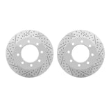 Dynamic Friction 2003-2008 Dodge Ram 3500 Front Drilled & Slotted Geoperformance Rotors by Dynamic Friction Company 2002-40028