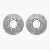 Dynamic Friction 2009-2025 Dodge Ram 2500 Front Drilled & Slotted Geoperformance Rotors by Dynamic Friction Company 2002-40031