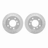 Dynamic Friction 2002-2018 Dodge Sprinter 2500 Rear Drilled & Slotted Geoperformance Rotors by Dynamic Friction Company 2002-40056