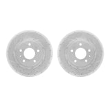 Dynamic Friction 2011-2025 Buick LaCrosse Front Drilled & Slotted Geoperformance Rotors by Dynamic Friction Company 2002-45003