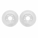 Dynamic Friction 2006-2011 Buick Lucerne Rear Drilled & Slotted Geoperformance Rotors by Dynamic Friction Company 2002-45018