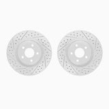 Dynamic Friction 2007-2010 Chevrolet HHR Front Drilled & Slotted Geoperformance Rotors by Dynamic Friction Company 2002-47016