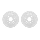 Dynamic Friction 2005-2020 Cadillac Escalade EXT Front Drilled & Slotted Geoperformance Rotors by Dynamic Friction Company 2002-48009
