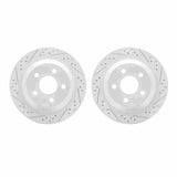 Dynamic Friction 1998-2002 Chevrolet Camaro Rear Drilled & Slotted Geoperformance Rotors by Dynamic Friction Company 2002-52014