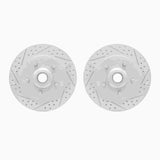 Dynamic Friction 1999-2003 Ford F-150 Front Drilled & Slotted Geoperformance Rotors by Dynamic Friction Company 2002-54037