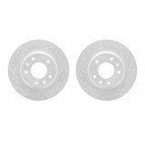 Dynamic Friction 1998-2015 Ford Fusion Rear Drilled & Slotted Geoperformance Rotors by Dynamic Friction Company 2002-54163
