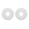 Dynamic Friction 2019-2025 Ford Ranger Rear Drilled & Slotted Geoperformance Rotors