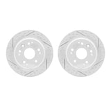Dynamic Friction 1999-2011 Acura TL Rear Drilled & Slotted Geoperformance Rotors by Dynamic Friction Company 2002-58017