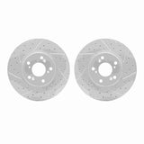 Dynamic Friction 1999-2014 Acura CL Front Drilled & Slotted Geoperformance Rotors by Dynamic Friction Company 2002-59002