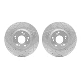 Dynamic Friction 2002-2015 Acura CSX Front Drilled & Slotted Geoperformance Rotors by Dynamic Friction Company 2002-59004