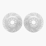 Dynamic Friction 2017-2025 Acura Integra Front Drilled & Slotted Geoperformance Rotors by Dynamic Friction Company 2002-59022