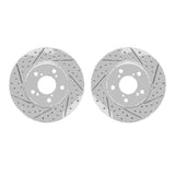 Dynamic Friction 2005-2010 Honda Odyssey Front Drilled & Slotted Geoperformance Rotors by Dynamic Friction Company 2002-59027