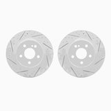 Dynamic Friction 2008-2015 Mercedes-Benz C200 Rear Drilled & Slotted Geoperformance Rotors by Dynamic Friction Company 2002-63055