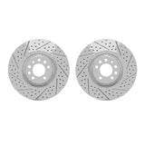Dynamic Friction 2008-2011 Saab 9-3 Front Drilled & Slotted Geoperformance Rotors by Dynamic Friction Company 2002-65005