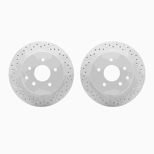 Infinity Roptors Dynamic Friction 2002-2025 Infiniti G35 Rear Drilled & Slotted ...