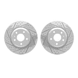Dynamic Friction 2008-2025 Audi A4 Allroad Rear Drilled & Slotted Geoperformance Rotors by Dynamic Friction Company 2002-73031