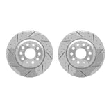 Dynamic Friction 2016-2025 Audi Q3 Rear Drilled & Slotted Geoperformance Rotors by Dynamic Friction Company 2002-73044