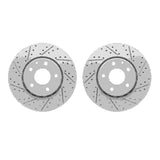 Dynamic Friction 2016-2025 Mazda CX-5 Front Drilled & Slotted Geoperformance Rotors by Dynamic Friction Company 2002-80016