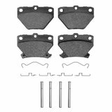 R1 Concepts 00-08 Pontiac Vibe Rear Performance Sport Pads & Hardware Kit