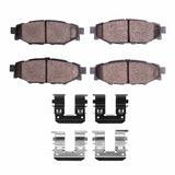 R1 Concepts 2005-2023 Subaru Impreza Rear R1 Concepts Performance Sport Pads & Hardware Kit by R1 Concepts RNC-2115-1114-01