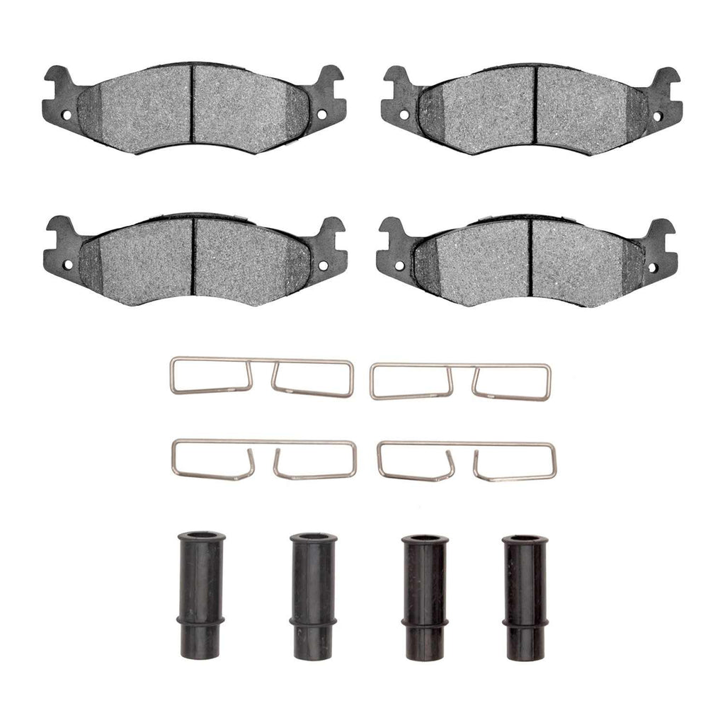 R1 Concepts 92-06 Hummer H1 Front/Rear Super Duty Pads & Hardware Kit ...