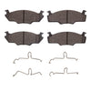R1 Concepts 80-84 Volkswagen Jetta Sedan Front Ceramic Brake Pads and Hardware Kit