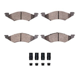R1 Concepts 83-83 Ford Exp Front Ceramic Brake Pads and Hardware Kit