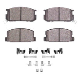 R1 Concepts 84-87 Toyota Corolla (Us/Canada) Front Ceramic Brake Pads and Hardware Kit
