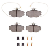R1 Concepts 81-85 Renault R18I Front Ceramic Brake Pads and Hardware Kit