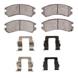 R1 Concepts 86-90 Nissan Sentra Front Ceramic Brake Pads and Hardware Kit by R1 Concepts RNC-2310-0357-02