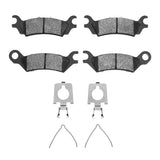R1 Concepts 86-87 Mazda 626 Rear Ceramic Brake Pads and Hardware Kit