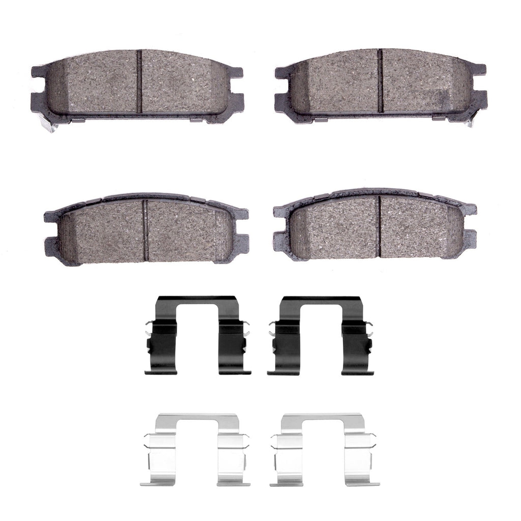 R1 Concepts 90-94 Subaru Legacy Rear Ceramic Pads & Hardware Kit | RNC ...