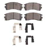R1 Concepts 91-06 Nissan TSURU (Mexico) Front Ceramic Pads & Hardware Kit
