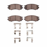 R1 Concepts 91-00 Nissan Sentra Front Ceramic Brake Pads and Hardware Kit by R1 Concepts RNC-2310-0549-01