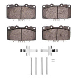 R1 Concepts 89-96 Nissan 300ZX Front Ceramic Brake Pads & Hardware Kit