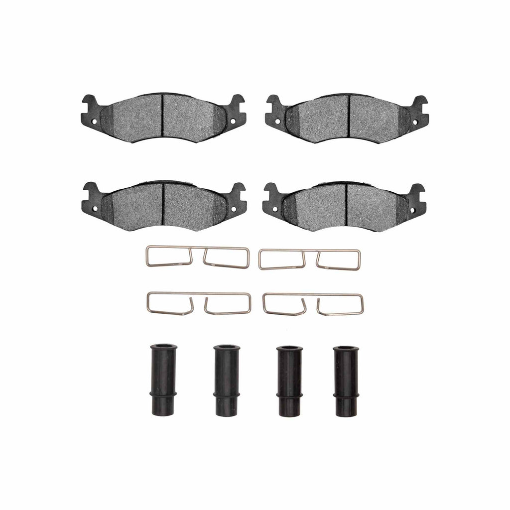 R1 Concepts 92-06 Hummer H1 Front/Rear Ceramic Pads & Hardware Kit ...