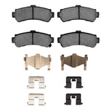 R1 Concepts 95-00 Nissan Lucino (Mexico) Rear Ceramic Brake Pads & Hardware Kit by R1 Concepts RNC-2310-0669-01