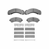 R1 Concepts 95-00 Chevrolet C3500 Front/Rear Ceramic Pads & Hardware Kit by R1 Concepts RNC-2310-0717-02