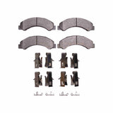 R1 Concepts 98-24 Chevrolet W3500 Diesel Engine Front/Rear Ceramic Pads & Hardware Kit by R1 Concepts RNC-2310-0825-01
